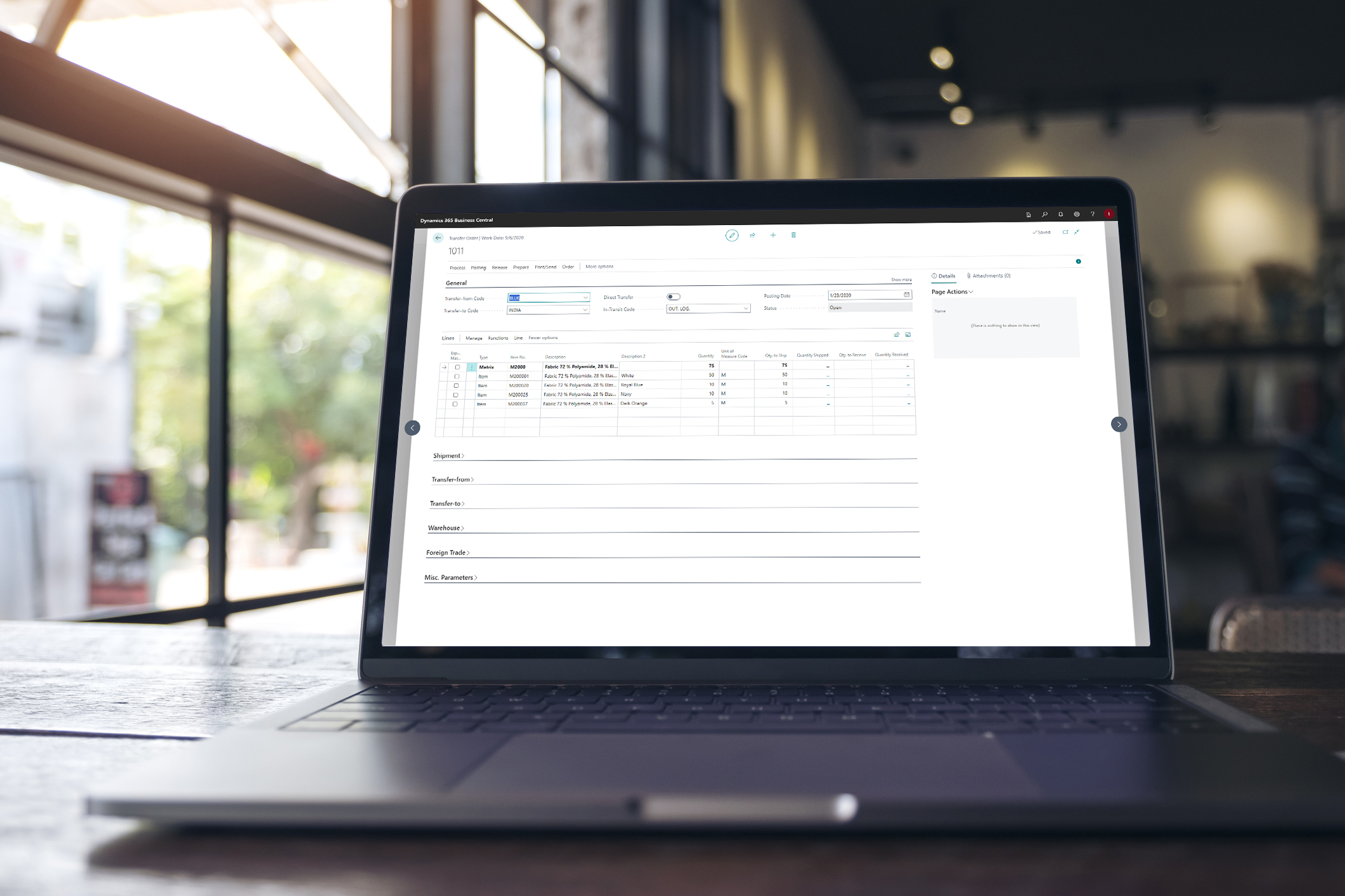 showing a close-up of a computer screen with a TRIMIT matrix